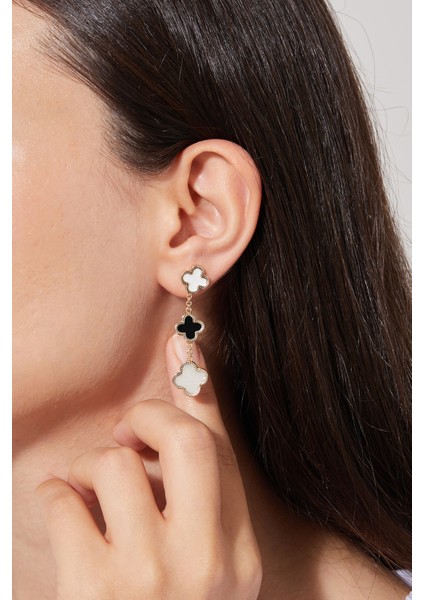 Kadın Yonca Model Küpe