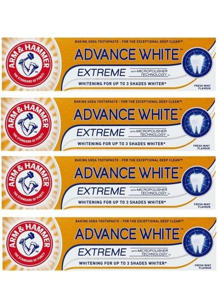Arm&hammer Advance White Diş Macunu 75ML x 4 Adet