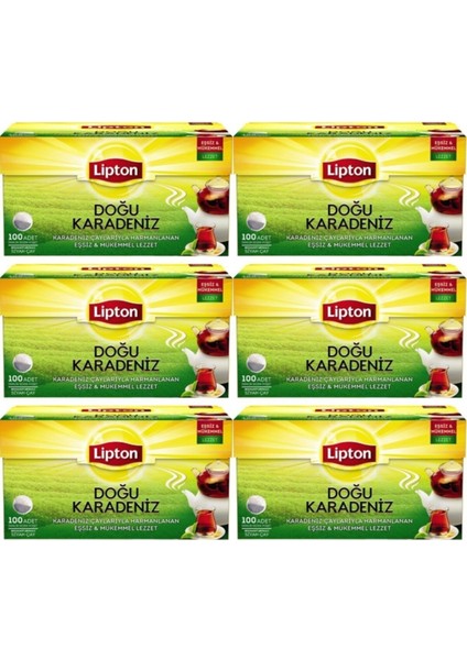 Doğu Karadeniz Demlik Poşet Çay 100'LÜ x 6 Adet