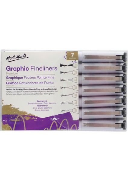 Grafik Fineliner Seti 7'li Premium