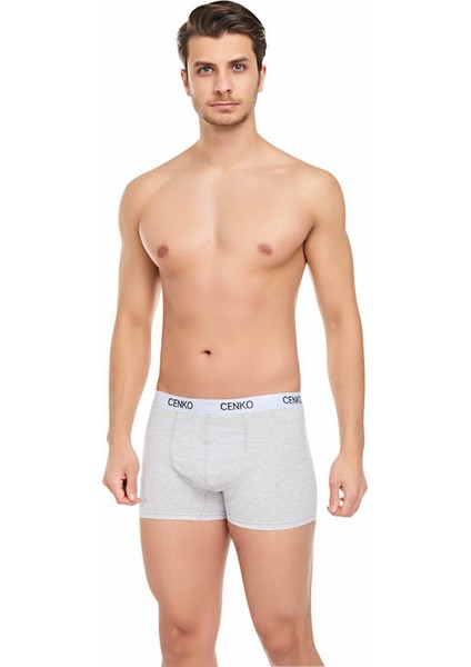 Bel Lastiği Baskılı Kısa Boxer 0519