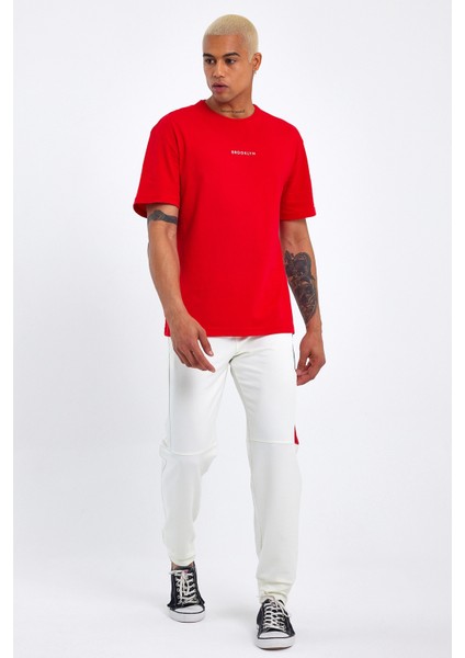 Erkek Garnili Regular Fit Eşofman Altı SPR23EA351