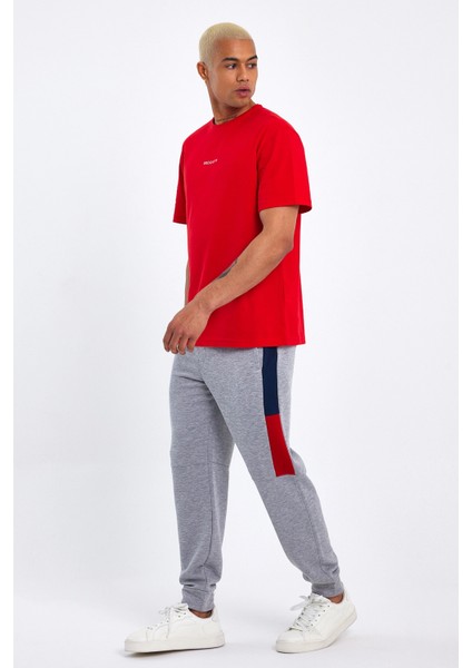 Erkek Garnili Regular Fit Eşofman Altı SPR23EA351