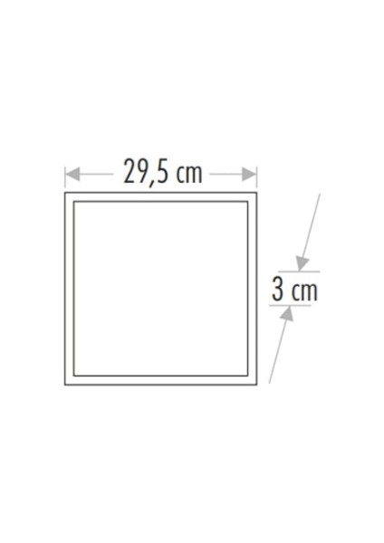 Ct 5286 25W 30X30 Clipin LED Panel Sıva Altı Günışığı 3200K fiyatları