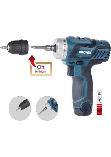 Pst 222 Plus Şarjlı Tornavida