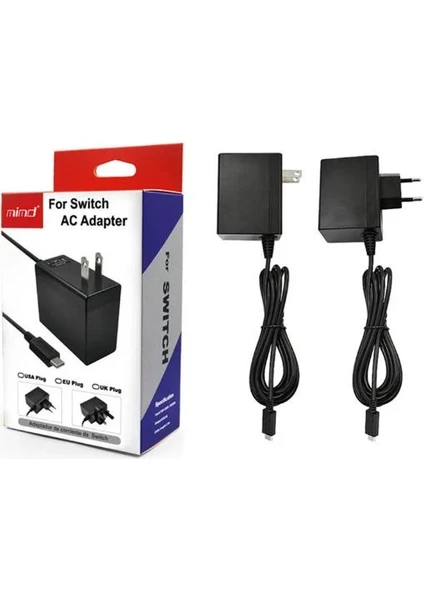 Nintendo Switch Tüm Modeller ile Uyumlu Ac Adaptör şarj cihazı