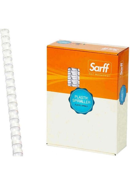 Plastik Spiral Delux 10 mm 100'lü Beyaz fiyatları