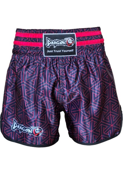 Dragon Do MT3442 Muay Thai Şortu Kick Boks Şort Neon Pembe Dijital Baskılı Şort