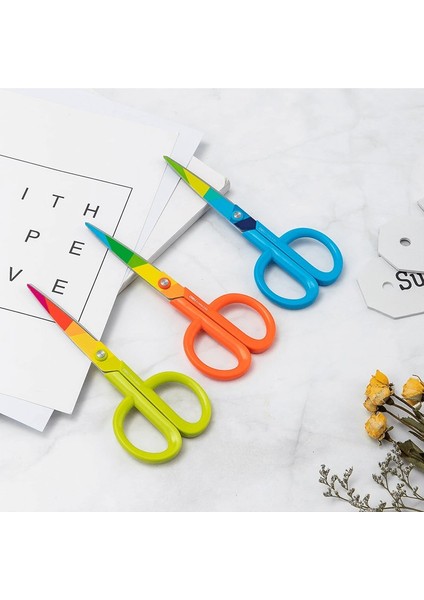 6062 Colorful Renkli Ofis Makası 18CM Blister