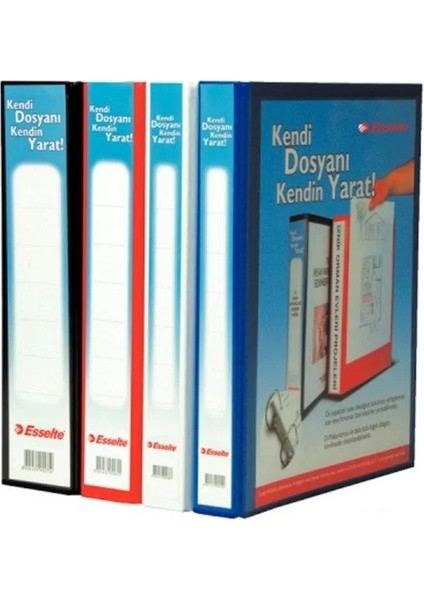 4656341 Mavi 3 Cm.4 D Halkalı Klasör