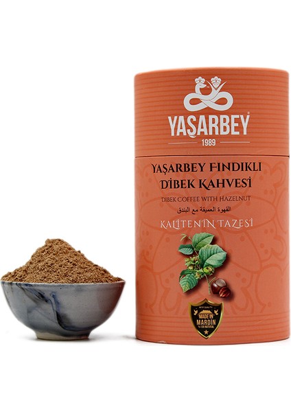 FINDIKLI DİBEK KAHVESİ 400 GR [AROMASIZ-PARÇACIKLI ÖĞÜTÜLMÜŞ]-(HEDİYELİK KUTU)