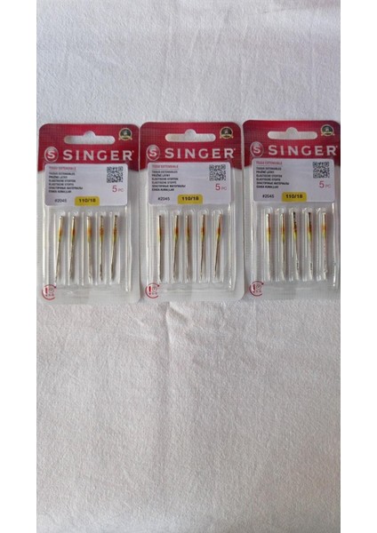 3 Paket 18 Numara Dikiş Makinası Iğnesi