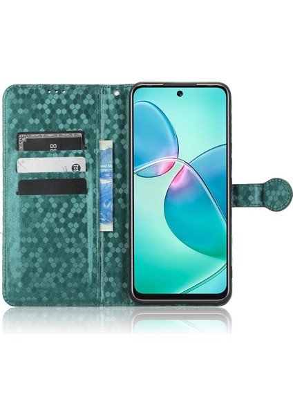 Lnfinix Not 30 5g Geometrik Desen Manyetik Toka Deri Kapak Için Kılıf (Yurt Dışından) fırsatları