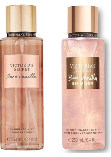 Bare Vanilla-Bare Vanilla Işıltılı Vücut Spreyi Ikili Set