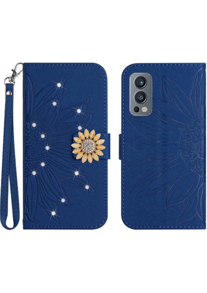 Oneplus Nord 2 Telefon Kılıfı Için Kılıf Pu Deri Kapak Çevirin Cüzdan Kart (Yurt Dışından)