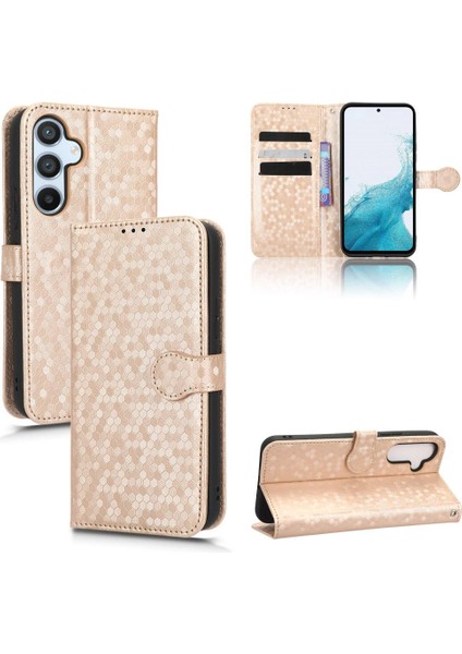 Samsung Galaxy A54 5g Için Kılıf Deri Cüzdan Kapak Geometrik Desen (Yurt Dışından)