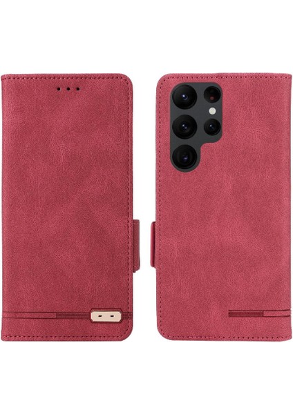 Samsung Galaxy S23 Ultra Koruyucu Kapak Için Kart Tutucu ile Tam (Yurt Dışından)
