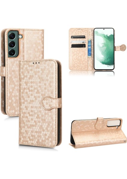 Samsung Galaxy S21 5g Için Kılıf Deri Cüzdan Kapak Geometrik Desen (Yurt Dışından)
