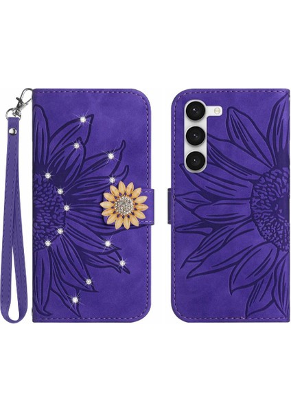 Samsung Galaxy S23 Artı Telefon Kılıfı Flip Cüzdan Kredi Kartı Pu Tpu (Yurt Dışından)