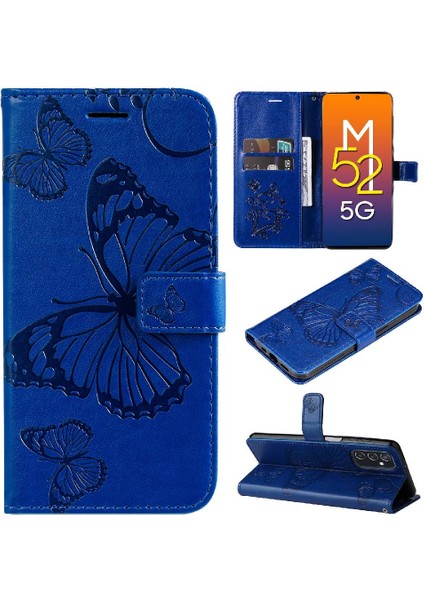 Samsung Galaxy M52 5g Darbeye Kapak Flip Kickstand Pu Deri (Yurt Dışından) modelleri
