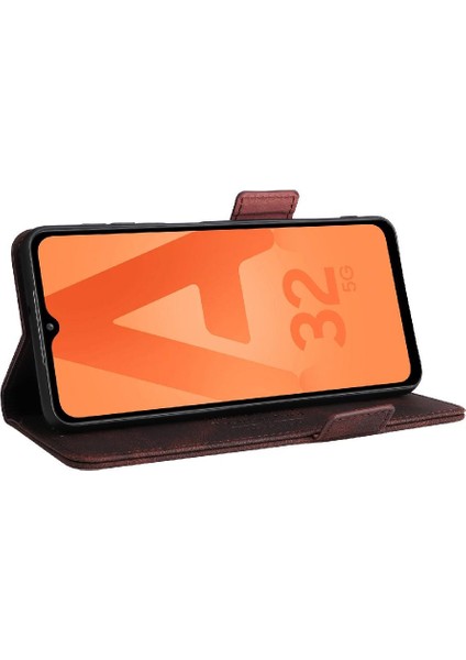Samsung Galaxy A32 5g Deri Folio Flip Case Koruyucu Kapak (Yurt Dışından) modelleri