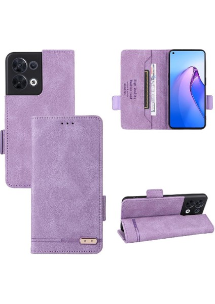 Oppo Oppo 8t 4g Deri Için Kılıf Folio Flip Case ile Tam Koruma (Yurt Dışından)