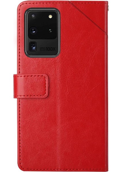 Samsung Galaxy S20 Ultra Telefon Kılıfı Için Kılıf Kapak Çevirin Kitap Katlanır Tpu (Yurt Dışından)