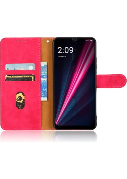 T-Mobile Revvl 6 5g Koruyucu Kapak Deri Folio Flip Case Için Kılıf (Yurt Dışından)