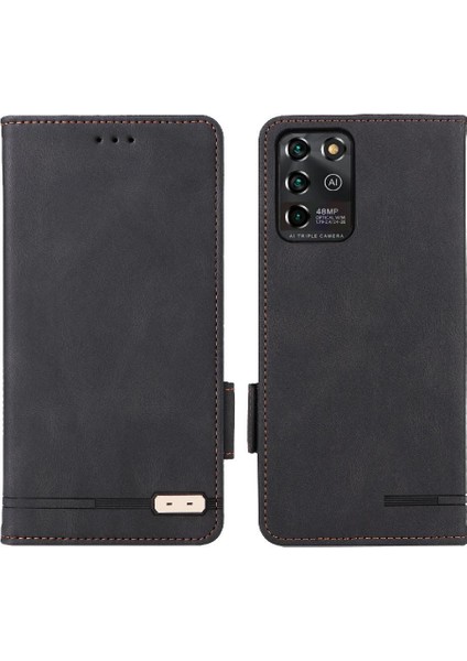 Kart ile Zte V2020 Deri Folio Flip Case Koruyucu Kapak (Yurt Dışından)