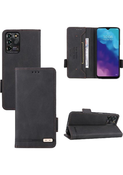 Kart ile Zte V2020 Deri Folio Flip Case Koruyucu Kapak (Yurt Dışından) modelleri