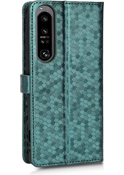 Sony Xperia 1 Iv Manyetik Toka Geometrik Desen Deri Cüzdan Için Kılıf (Yurt Dışından) fırsatları