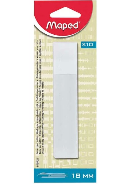 Maket Bıçağı Yedeği 10'lu 18 mm