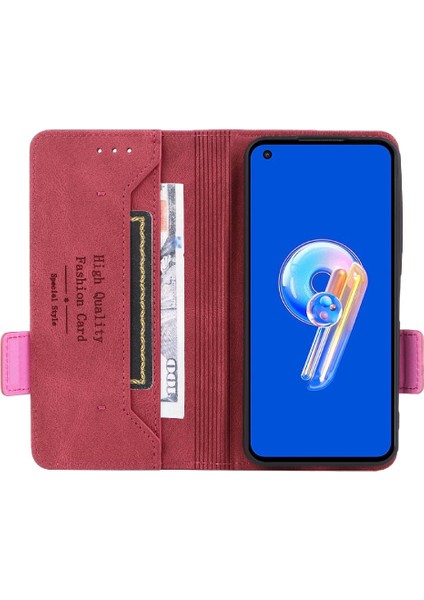 Asus Zenfone 9 Için Kılıf Koruyucu Kapak Kart Ekleme Deri Folio (Yurt Dışından)