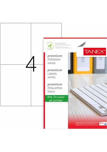 Laser Etiket Kod 2204 105MM x 148.5MM fırsatları