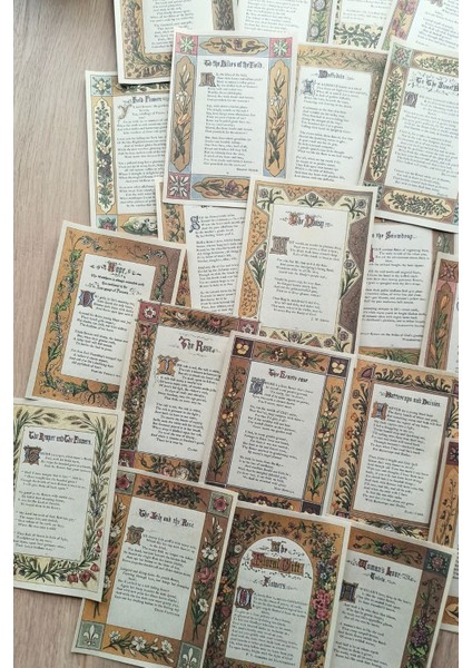 27 Adet Eskitme Vintage Kitap Sayfası Scrapbook Kağıt Seti Bullet Journal Dekupaj Kağıdı