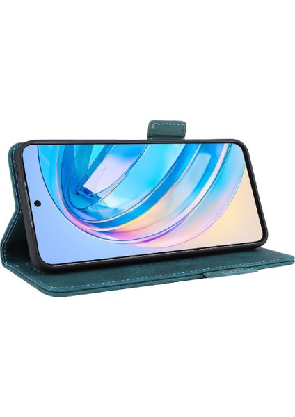 Kart Tutucu Kickstand ile Onur X8A Deri Folio Flip Case Için Kılıf (Yurt Dışından) fiyatları