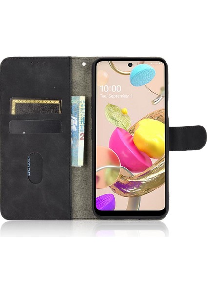 Lg K42 Deri Folio Flip Case Kart Ekleme Tam Koruma (Yurt Dışından) indirimleri