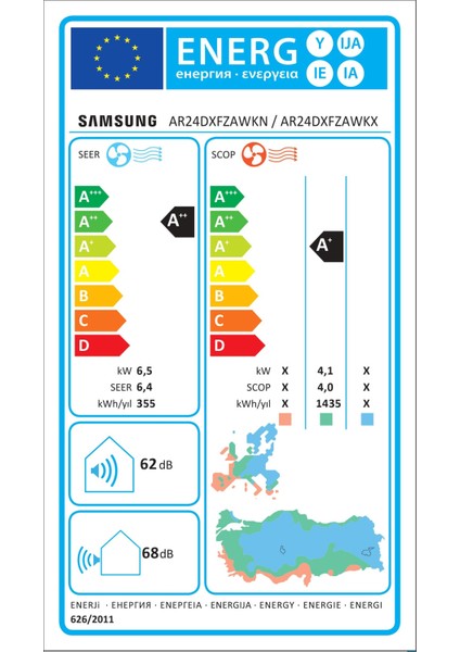 AR24DXFZAWK/SK Premium Plus A++ 22179 BTU Inverter Duvar Tipi Klima fırsatları