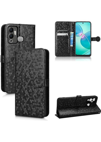 Lnfinix Not 30 5g Geometrik Desen Manyetik Toka Deri Kapak Için Kılıf (Yurt Dışından)