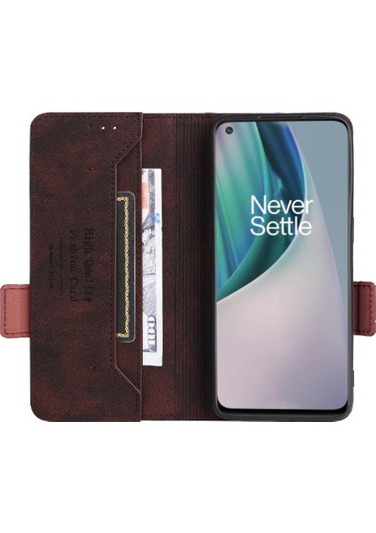 Kart Tutucu Kickstand ile Oneplus Nord N10 Kart Ekleme Için Kılıf (Yurt Dışından)