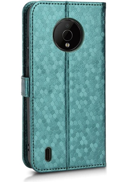 Nokia C200 Geometrik Desen Deri Cüzdan Kapak Manyetik Toka (Yurt Dışından) fiyatları