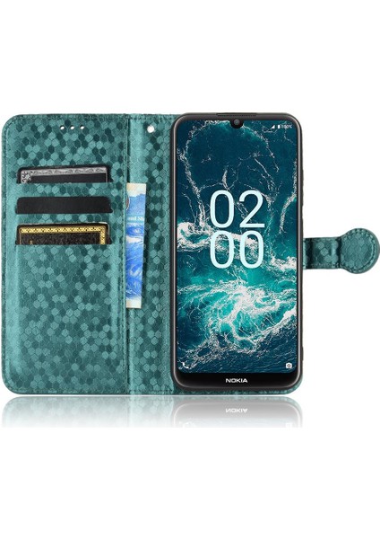 Nokia C200 Geometrik Desen Deri Cüzdan Kapak Manyetik Toka (Yurt Dışından) fırsatları