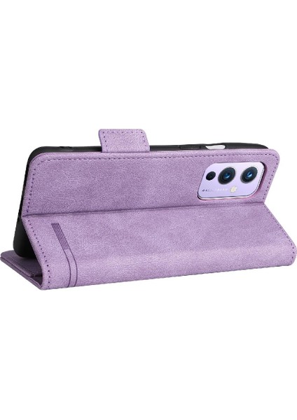 Kart Tutucu Kickstand ile Oneplus 9 Deri Folio Flip Case Için Kılıf (Yurt Dışından) fırsatları