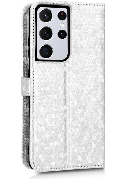 Samsung Galaxy S21 Ultra Deri Cüzdan Kapak Manyetik Toka (Yurt Dışından) modelleri