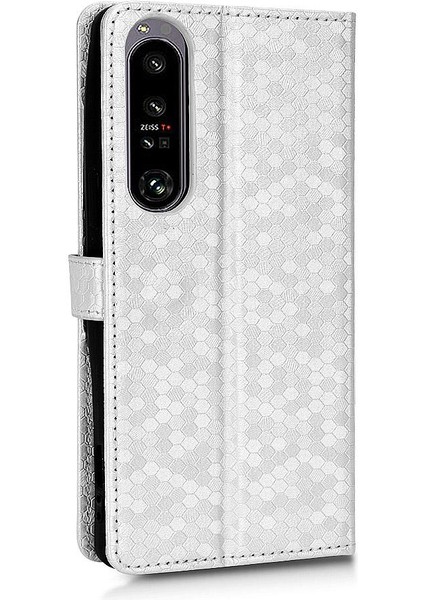 Sony Xperia 1 Iv Manyetik Toka Geometrik Desen Deri Cüzdan Için Kılıf (Yurt Dışından) modelleri