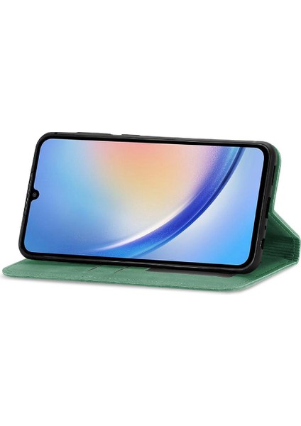 Samsung A34 5g Cüzdan Darbeye Kapak Kapak Basit Iş Durum (Yurt Dışından)