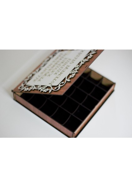 Kız Isteme/çikolata Kutusu Kişiye Özel Isim Veya Söz Yazılı