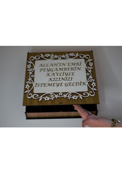 Kız Isteme/çikolata Kutusu Kişiye Özel Isim Veya Söz Yazılı fiyatları