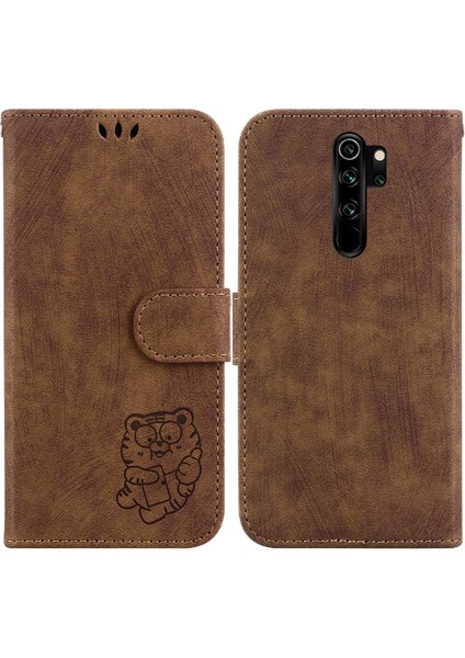 Xiaomi Redmi Için Not 8 Pro Kart Cep Tutucu Kapak Kabartmalı Sevimli (Yurt Dışından)