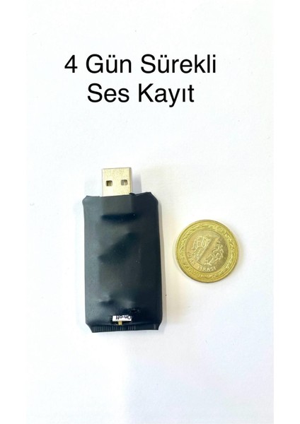 Akıllı Güvenlik 4 Gün Ses Kayıt. Uzun Pil Kullan